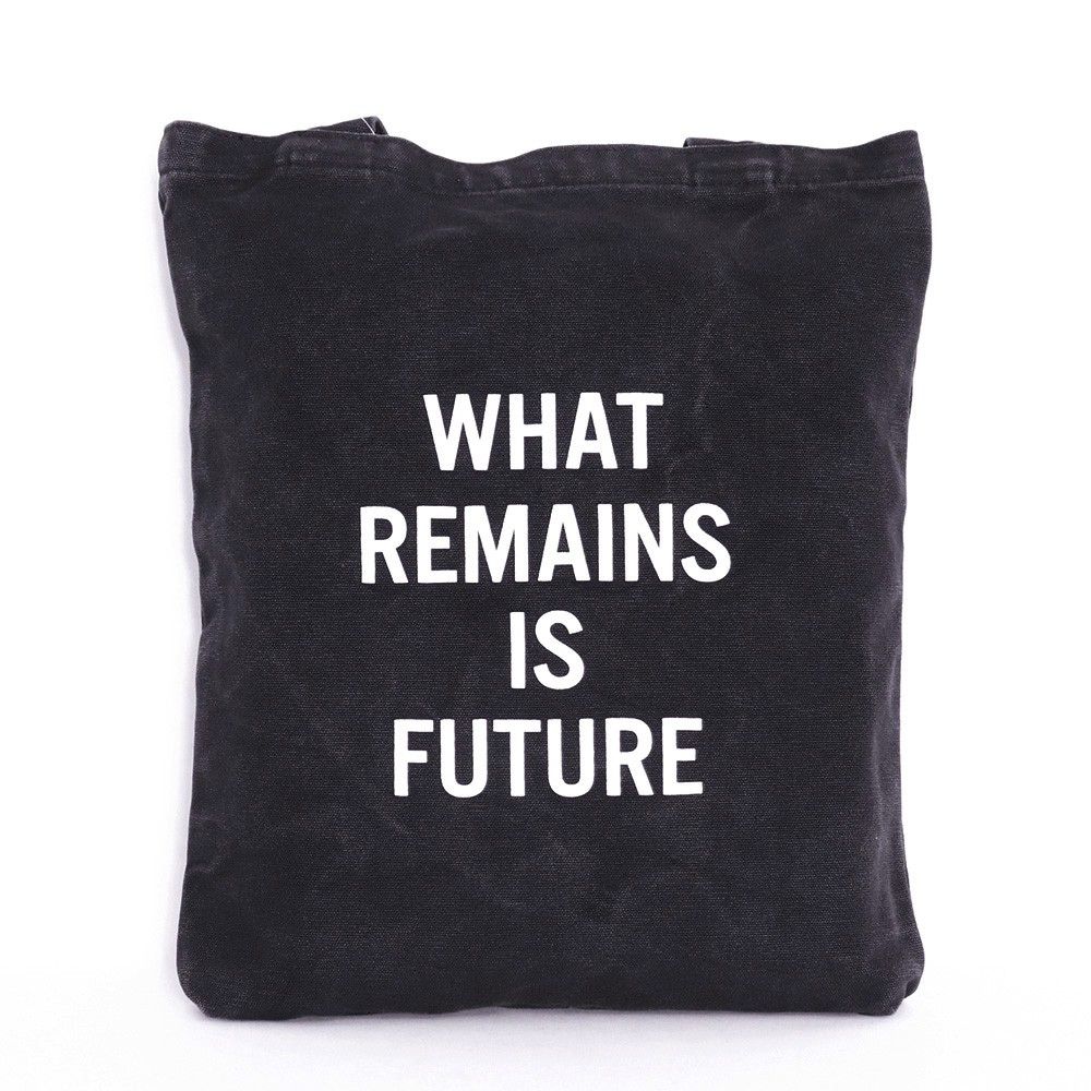非売品　ann demeulemeester コットントートバッグ ANN DEMEULEMEESTER WHAT REMAINS IS FUTURE トートバッグ