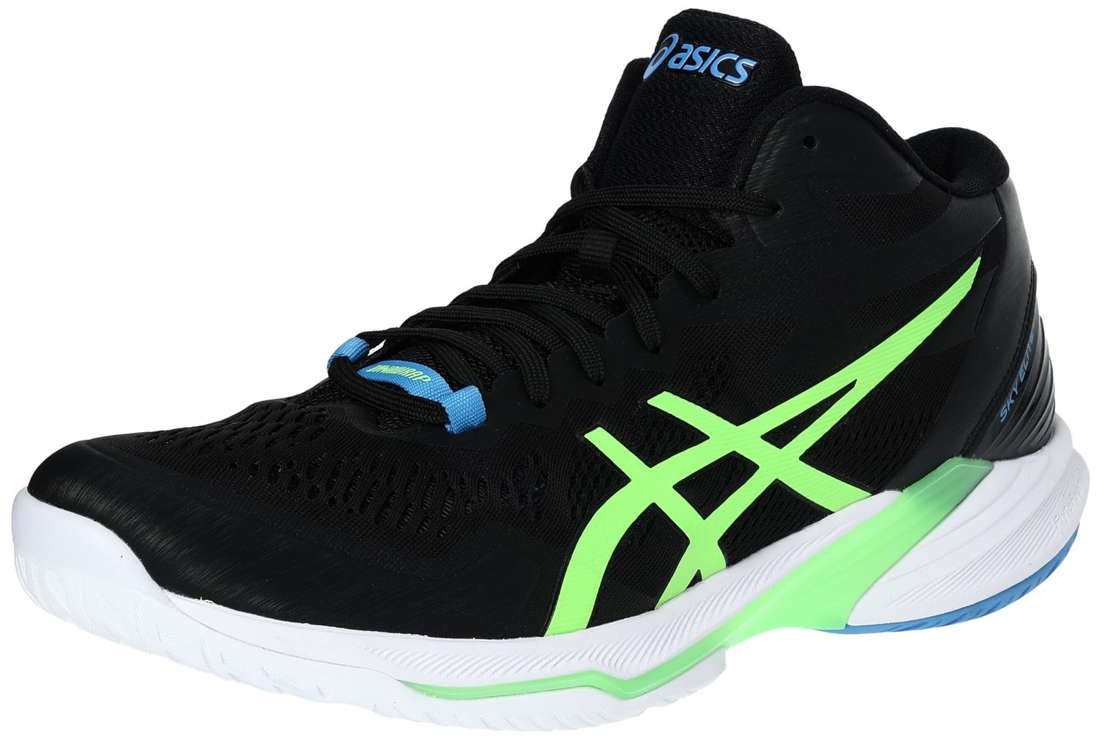 ASICS バレーボールシューズ ブラック/ライム ASICS バレーボールシューズ ブラック/ライム