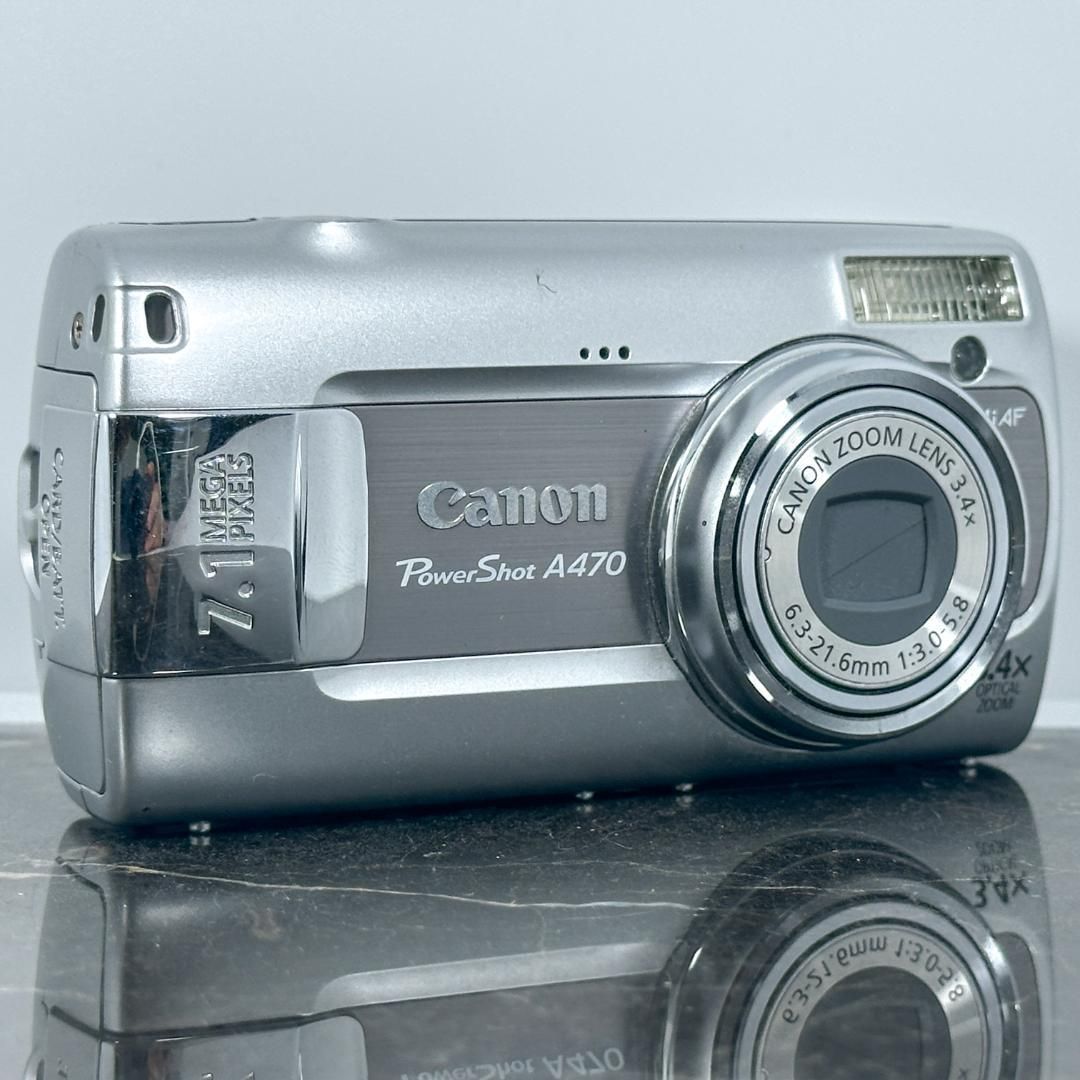 スマホ転送OK✨Canon PowerShot A470✨動作確認済 単三電池♪ スマホ転送OK✨Canon PowerShot A470✨動作確認済 単三電池