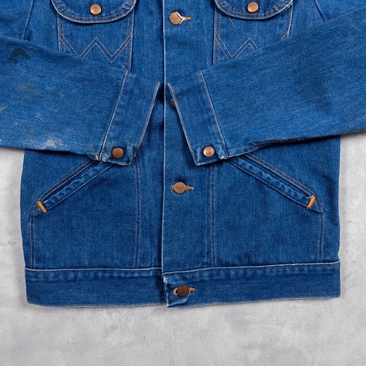 ☆80s USA製Wrangler コーデュロイ切替 バイカラー ダウンベスト 