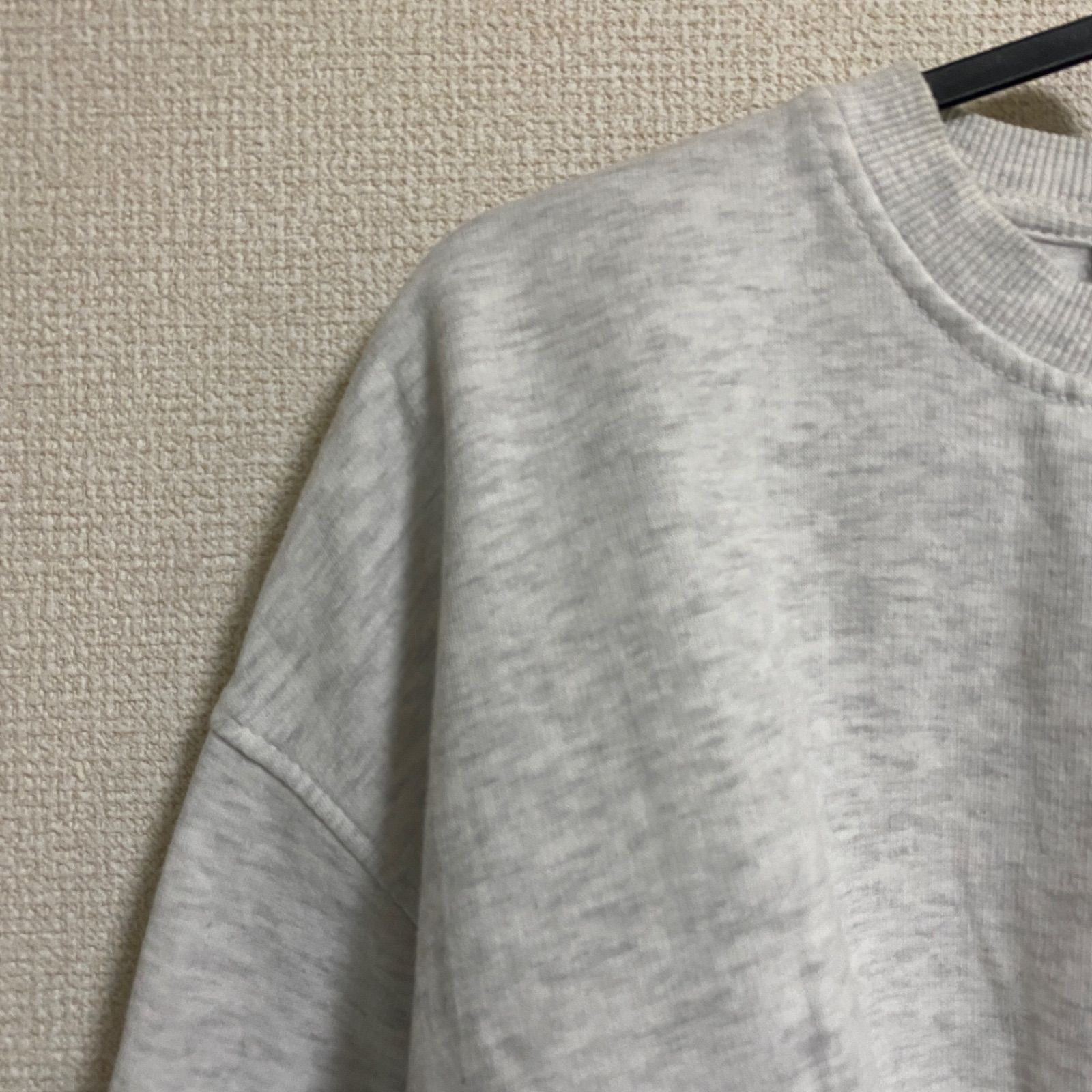 グレー クロップドスウェット トレーナー グレー クロップドスウェット トレーナー