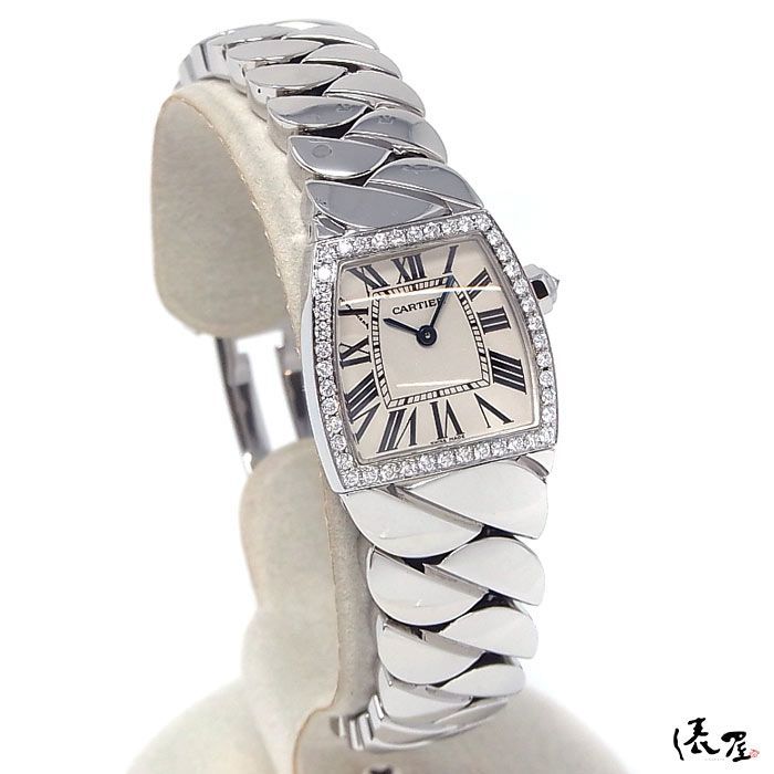【国際保証書】カルティエ ラドーニャ ダイヤベゼル 極美品 レディース Cartier 時計 腕時計 中古【送料無料】
