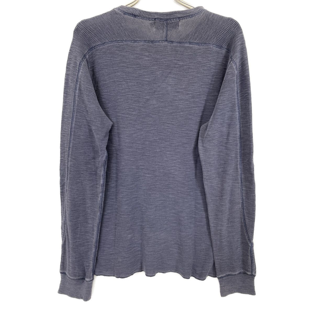 RRL ダブルアールエル ﾈｲﾋﾞｰ ｺｯﾄﾝ ｻｰﾏﾙ 長袖Tｼｬﾂ M WWW_KARIMZIABAT_FR