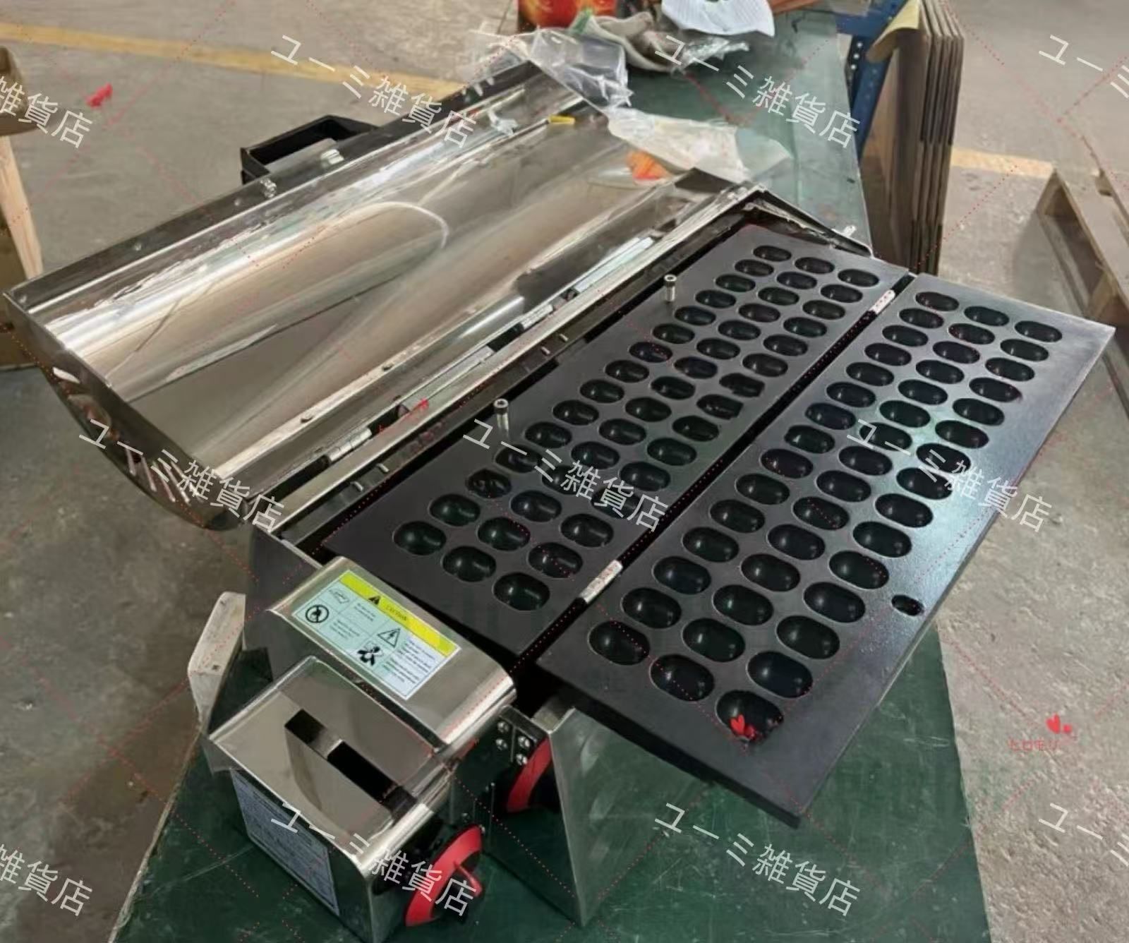 ベビーカステラ機　ガス式　業務用　45穴　中古　使用回数出店イベントにて1回のみ ベビーカステラ機 ガス式 業務用 45穴 中古 使用回数出店