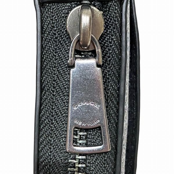 コーチ COACH シグネチャー Lジップ CB 927 カラビナ付き ブランド小物 キーケース カードケース メンズ