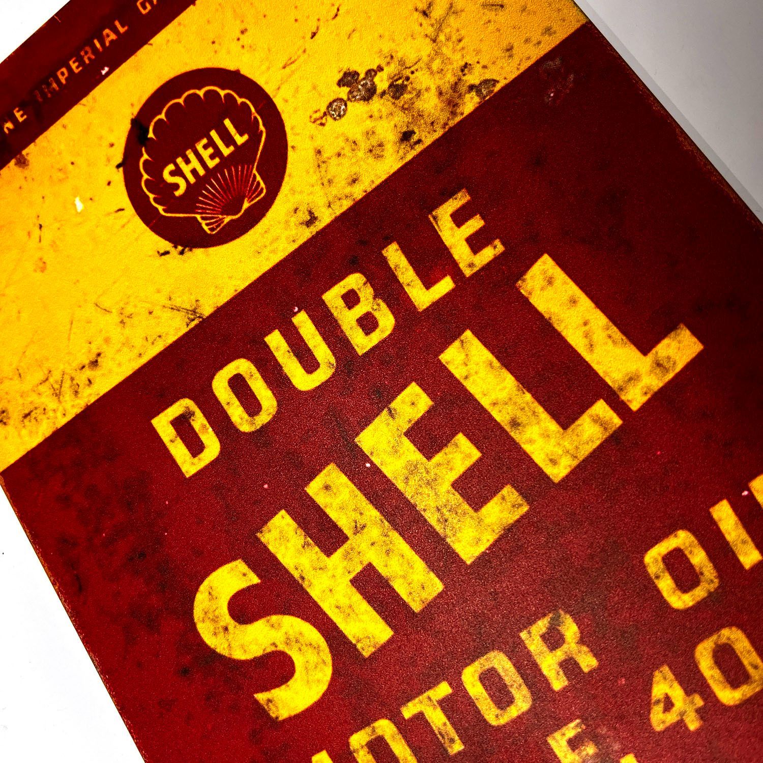 レア SHELL シェル ガソリン オイル 当時物 看板 SHELL シェル アメリカン雑貨 ブリキ看板 オイル アメリカン