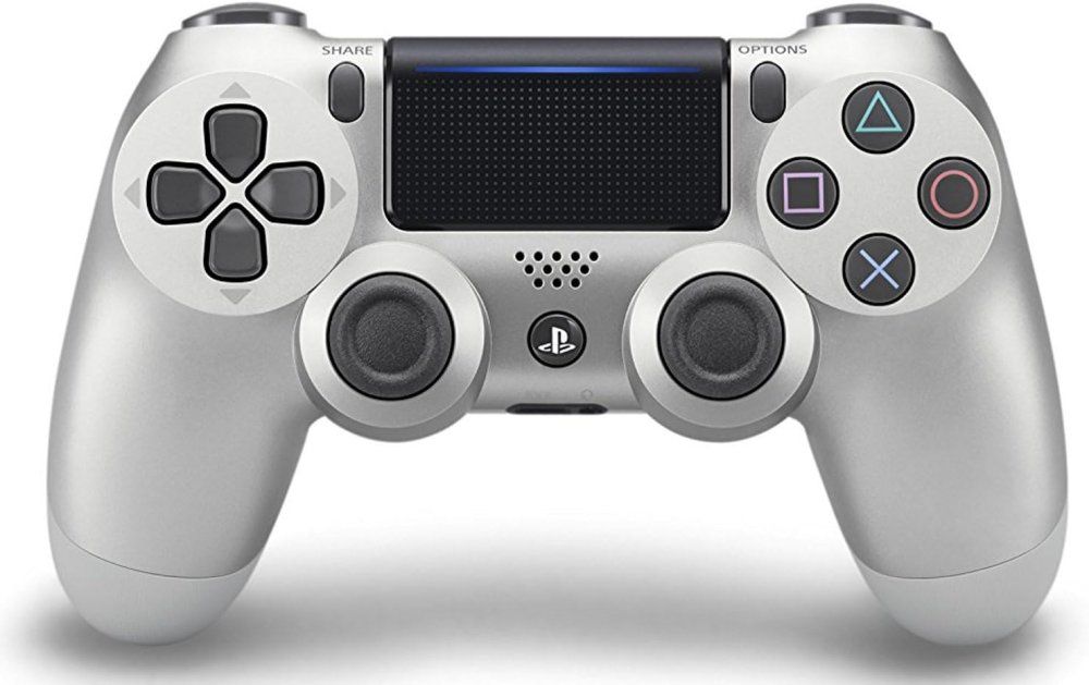 ワイヤレスコントローラー DUALSHOCK 4 シルバー CUH-ZCT2J15