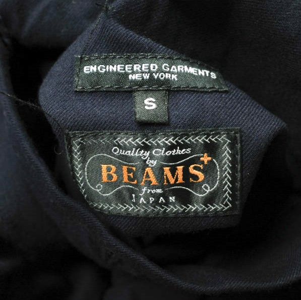 新品 Engineered Garments x BEAMS PLUS エンジニアードガーメンツ ビームスプラス 別注 アメリカ製 BALMIZON  COAT リバーシブル ステンカラーコート 11-19-1244-334 S NAVY アウター g19282 - メルカリ