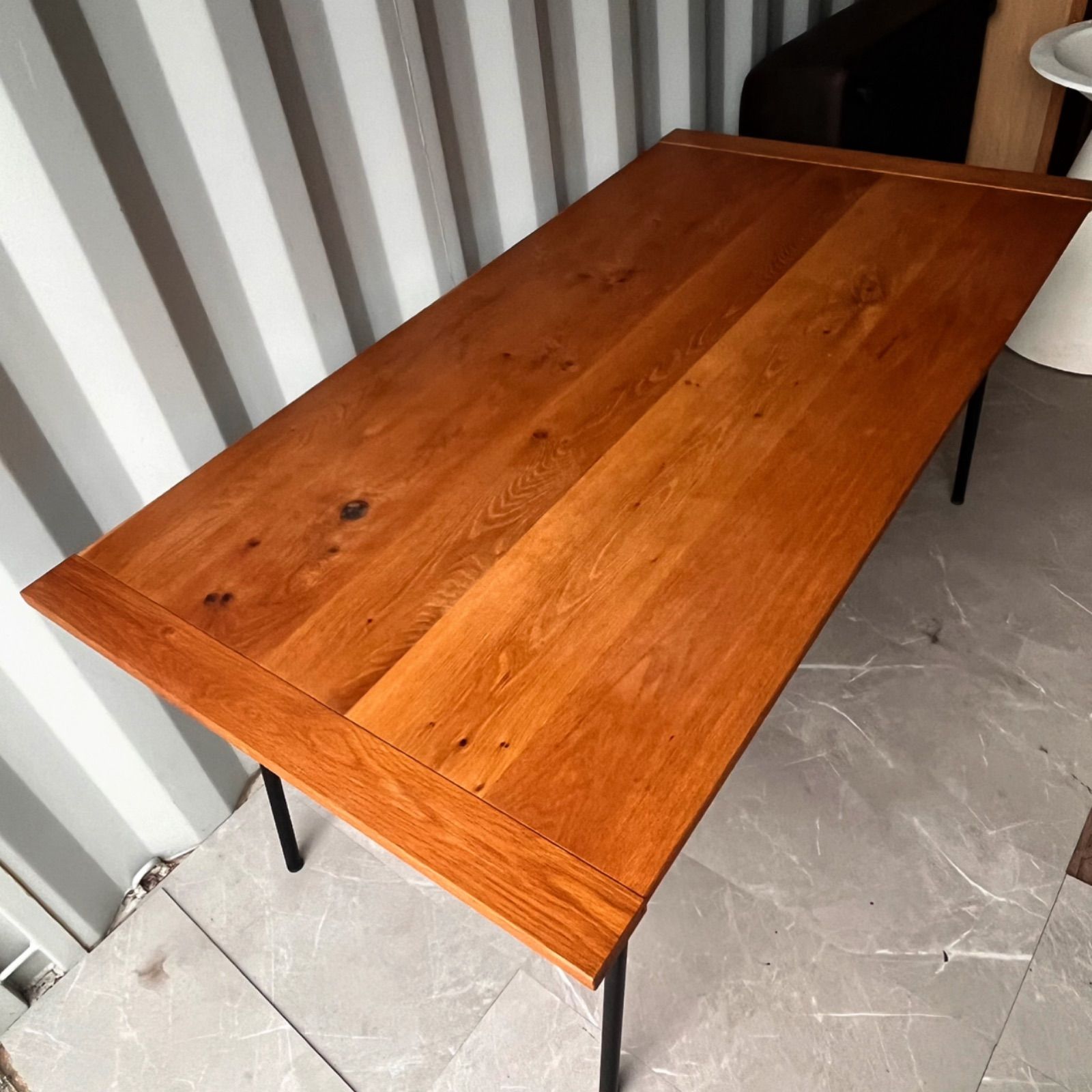 取付無料！イデー SOUDIEUX 北欧風天然木ダイニングテーブルW160✨