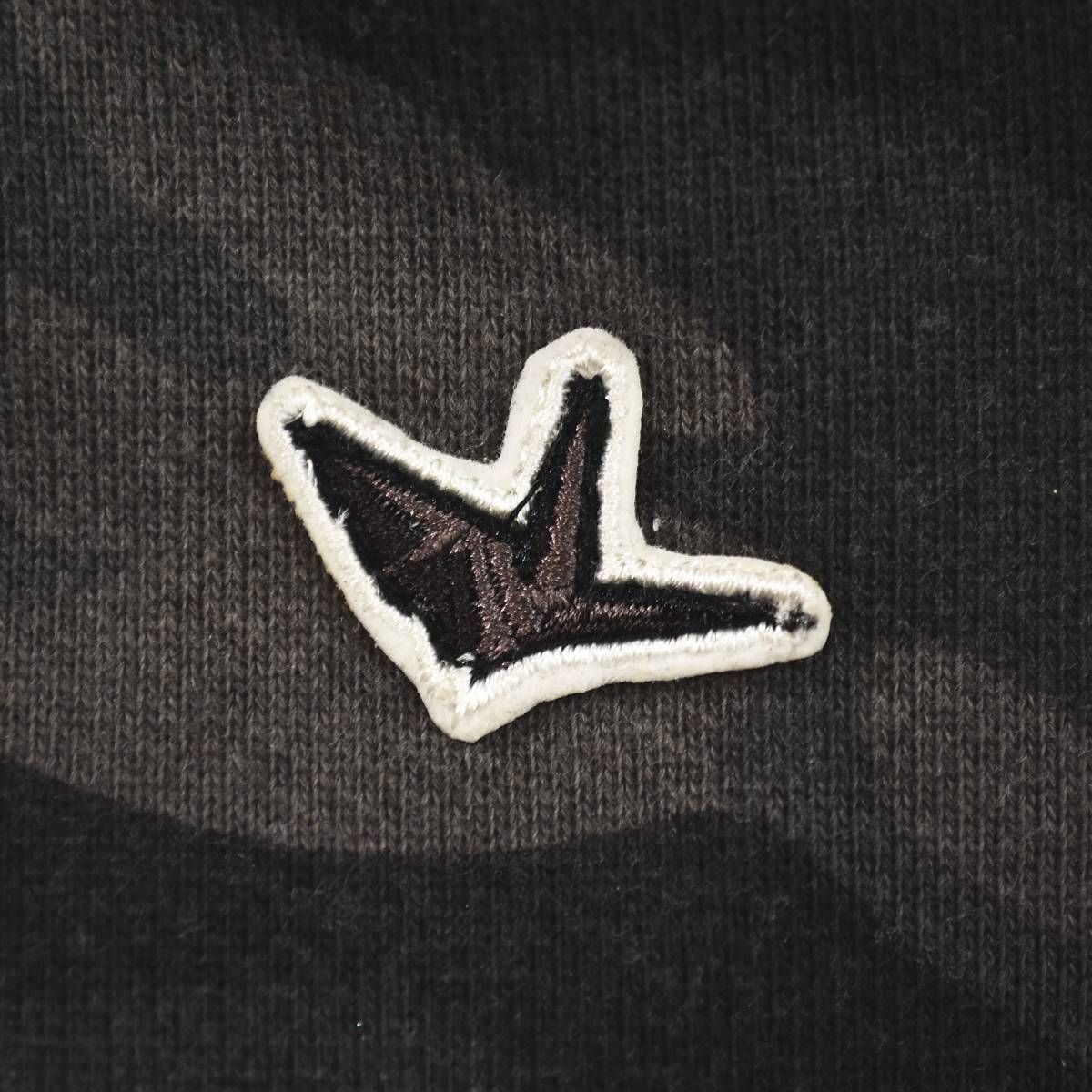 ウノピゥウノウグァーレトレ 1 piu uguale 3 パッチワーク クレイジーパターン RELAX スウェット パンツ トレーナー 裏地 パイル XL ブラックxグレーx迷彩柄 ストリート カジュアル ウェア メンズ