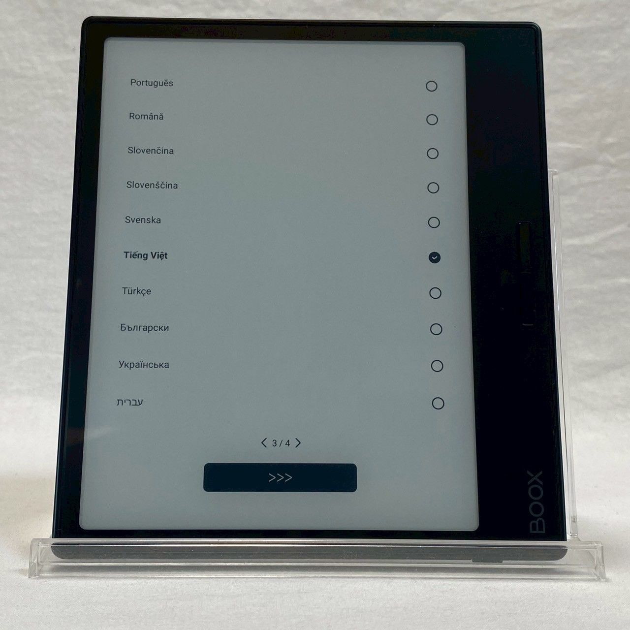 付属品完備 BOOX|Page|電子書籍リーダー|白黒版|箱|説明書|保証書未記入|純正カバー付|No.3447