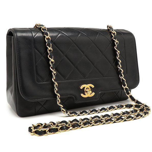 バッグCHANEL マトラッセ22 ダイアナ シングルチェーン ショルダー 