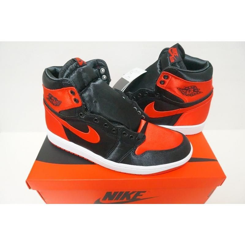 送料無料☆匿名配送☆新品】国内黒タグNike WMNS Air Jordan 1 Retro High OG Satin Bred FD4810-061ナイキ  エアジョーダン1 OG 