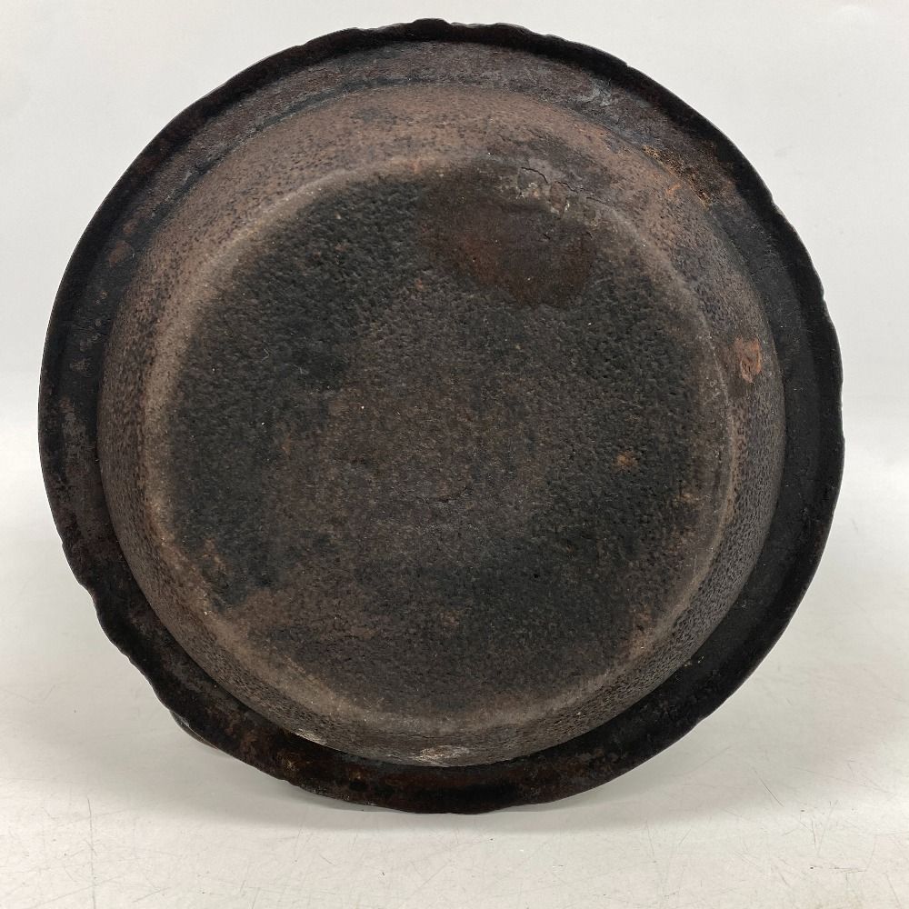 鳳文堂造 茶道具 茶釜 釜 焼抜風炉用釜 絵柄入り 古道具 骨董 IMPECCABLEHEALTHCARESERVICES_COM