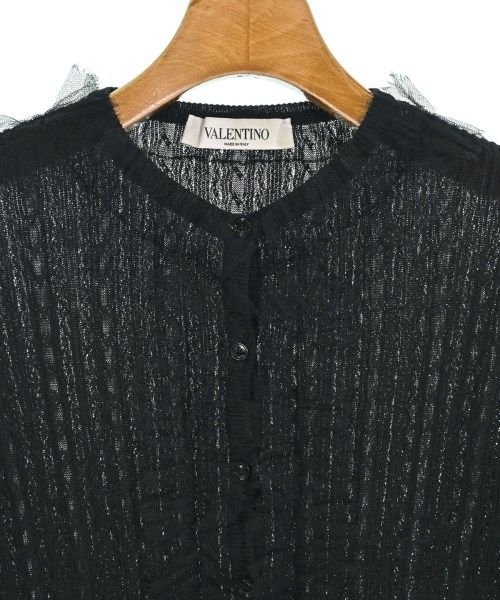 VALENTINO ROMA カーディガン 42(M位) 黒 【古着】【中古】 VALENTINO ROMA カーディガン 42(M位) 黒 【古着】【中古