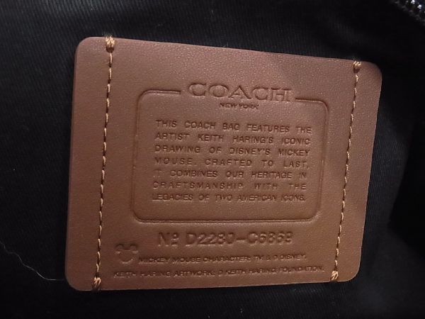 □新品同様□ COACH コーチ C6869 ディズニー×キースヘリングコラボ