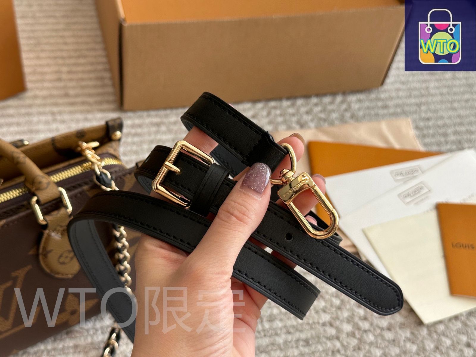 LOUIS VUITTON - ルイ ヴィトン ショルダーストラップ レザー レディース LOUIS VUITTON 【230-93630】 LOUIS VUITTON - ルイ ヴィトン ショルダーストラップ レザー