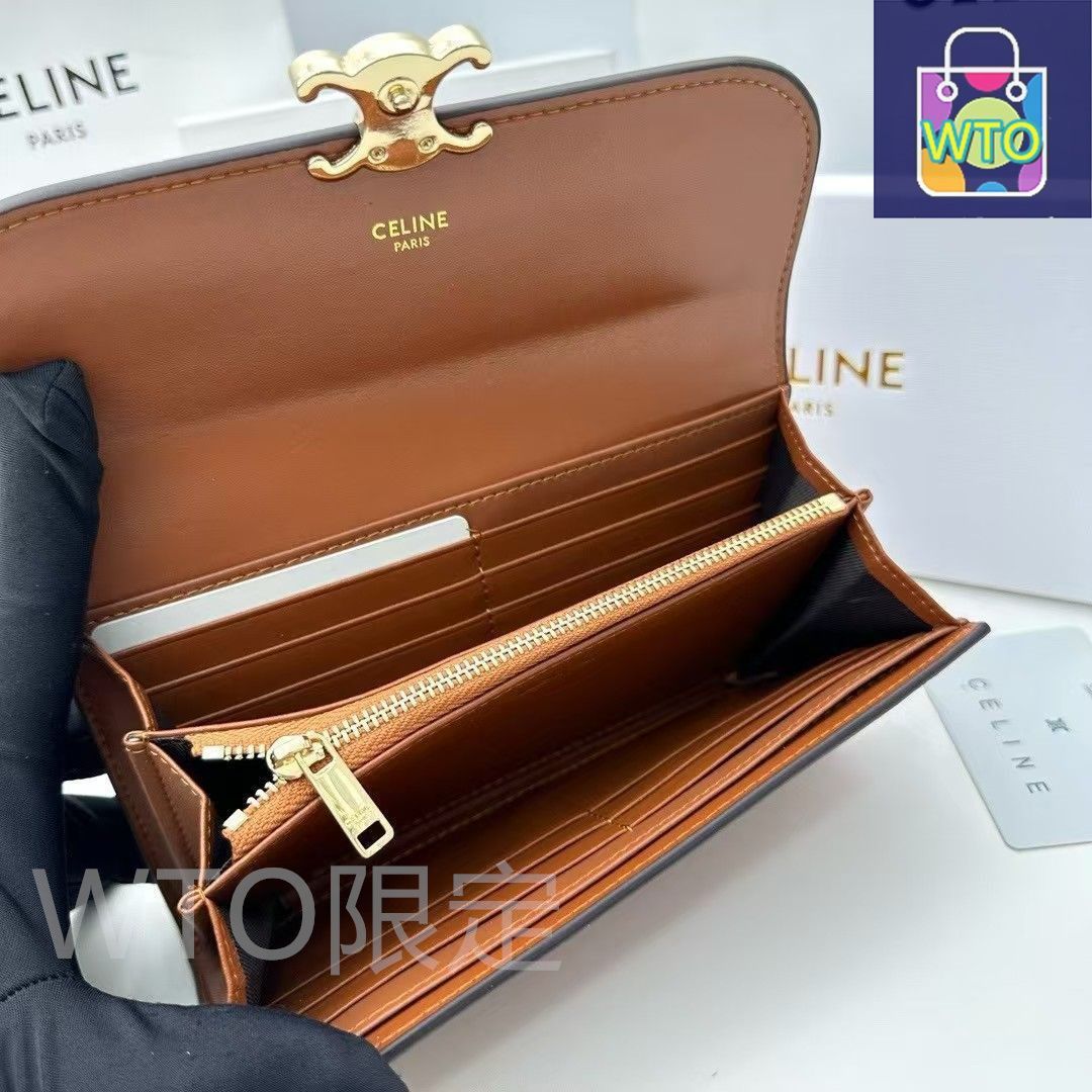 最終値下げ美品⭐︎ほぼ未使用⭐︎CELINE 財布　紙袋つき 新品未使用 CELINE 財布[本日特価|新品未使用品] - メルカリ