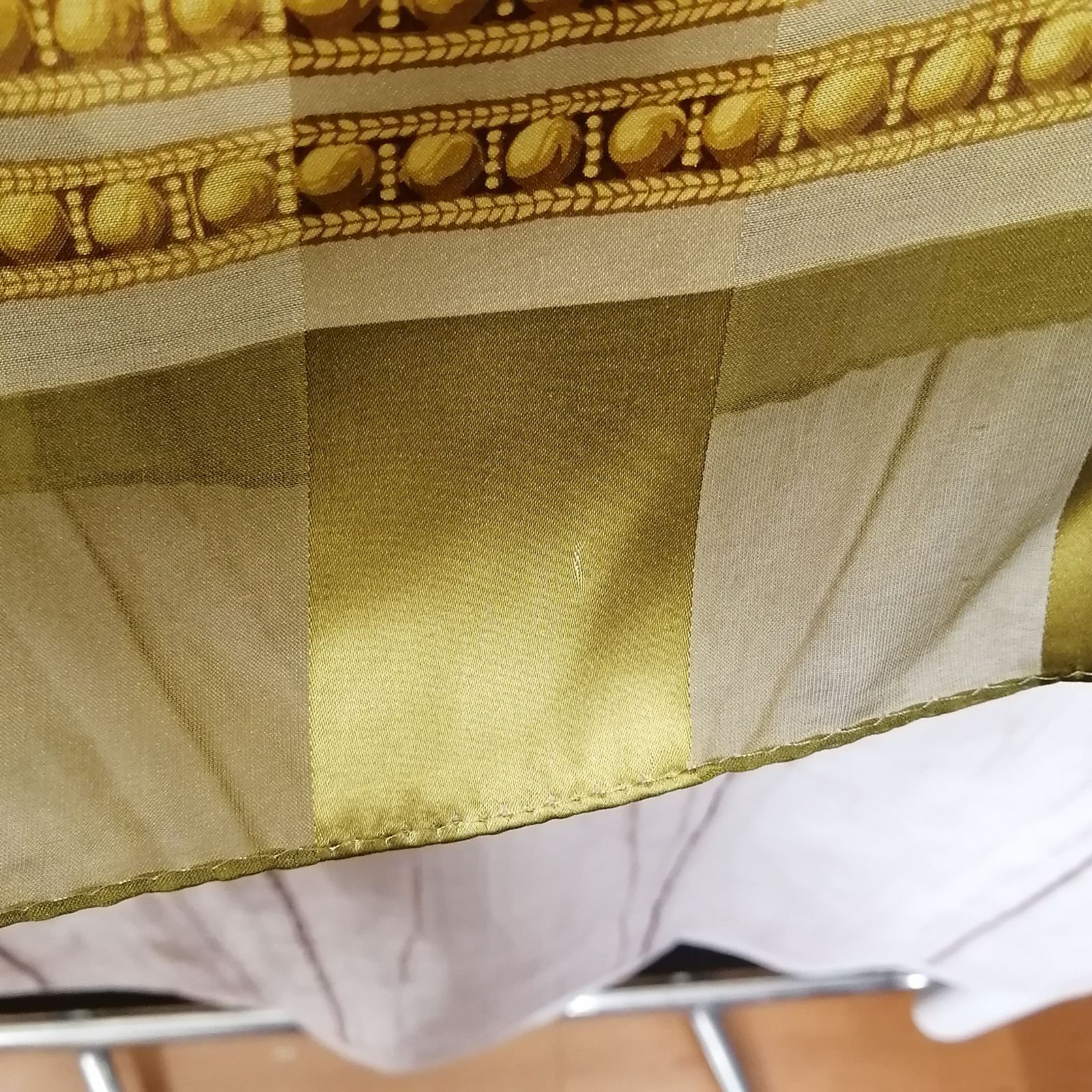 Yves Saint Laurent スカーフ シルク ベージュ Yves Saint Laurent YSL イヴサンローラン レディース スカーフ