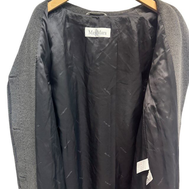 レディース マックスマーラ MAX MARA 白タグ ロングコート ウール 