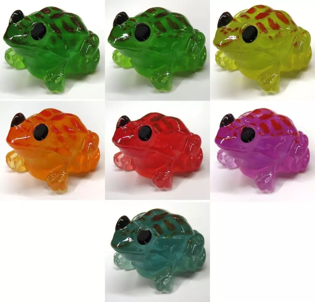 中古】トレーディングフィギュア 全7種セット 「月明かりのカエル集会