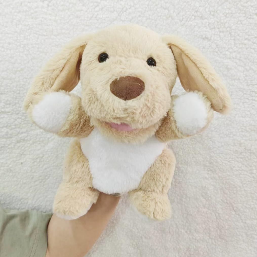 犬の腹話術用パペット 特価セール】腹話術 人形 指人形 口が動く ハンドパペット 犬 パペット