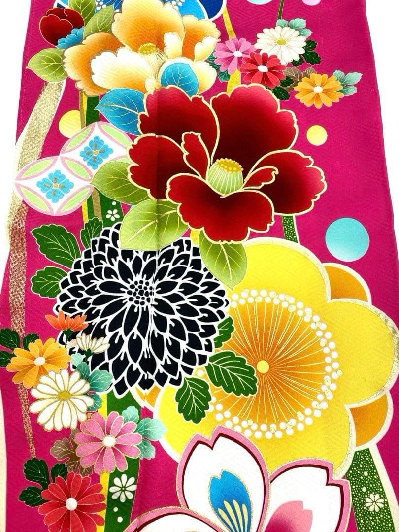 振袖 豪華 金彩 紋意匠 身丈171cm パールトーン加工済 - メルカリ