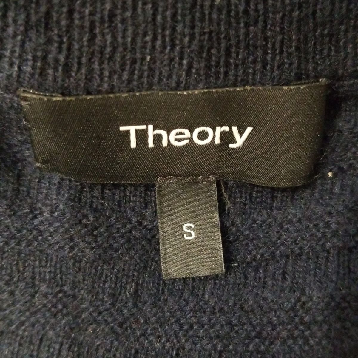 ダークネイビー クルーネック|カシミヤ|ボーダー