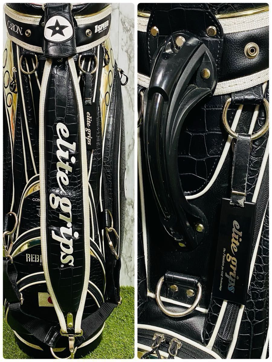 良品】エリートグリップ ツアーモデル カート式 キャディバッグ