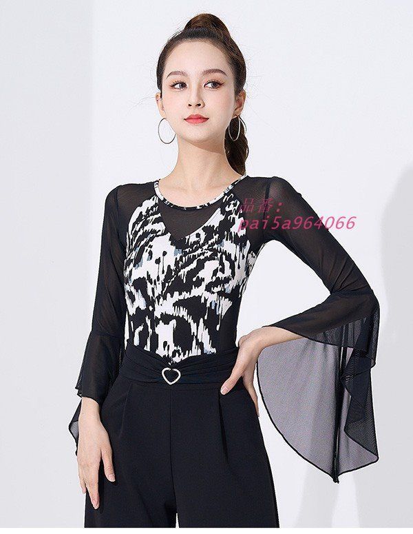 社交ダンス gentil ジャンティ ラテンドレス グリーン サイズL 社交