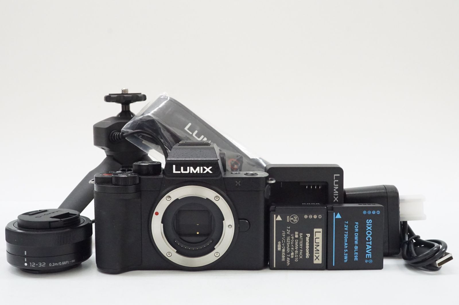 C110705)PanasoniC ミラーレス一眼 LUMIX DC-G100 12－32㎜ レンズ