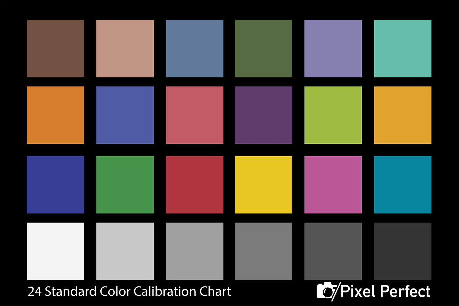 Pixel Perfect ピクセルパーフェクトカメラカラー補正カード - 4x6 写真とビデオ用 - 参照ツール グレーカードターゲット ホワイトバランス露出温度カラーキャリブレーションチャート 2個セット