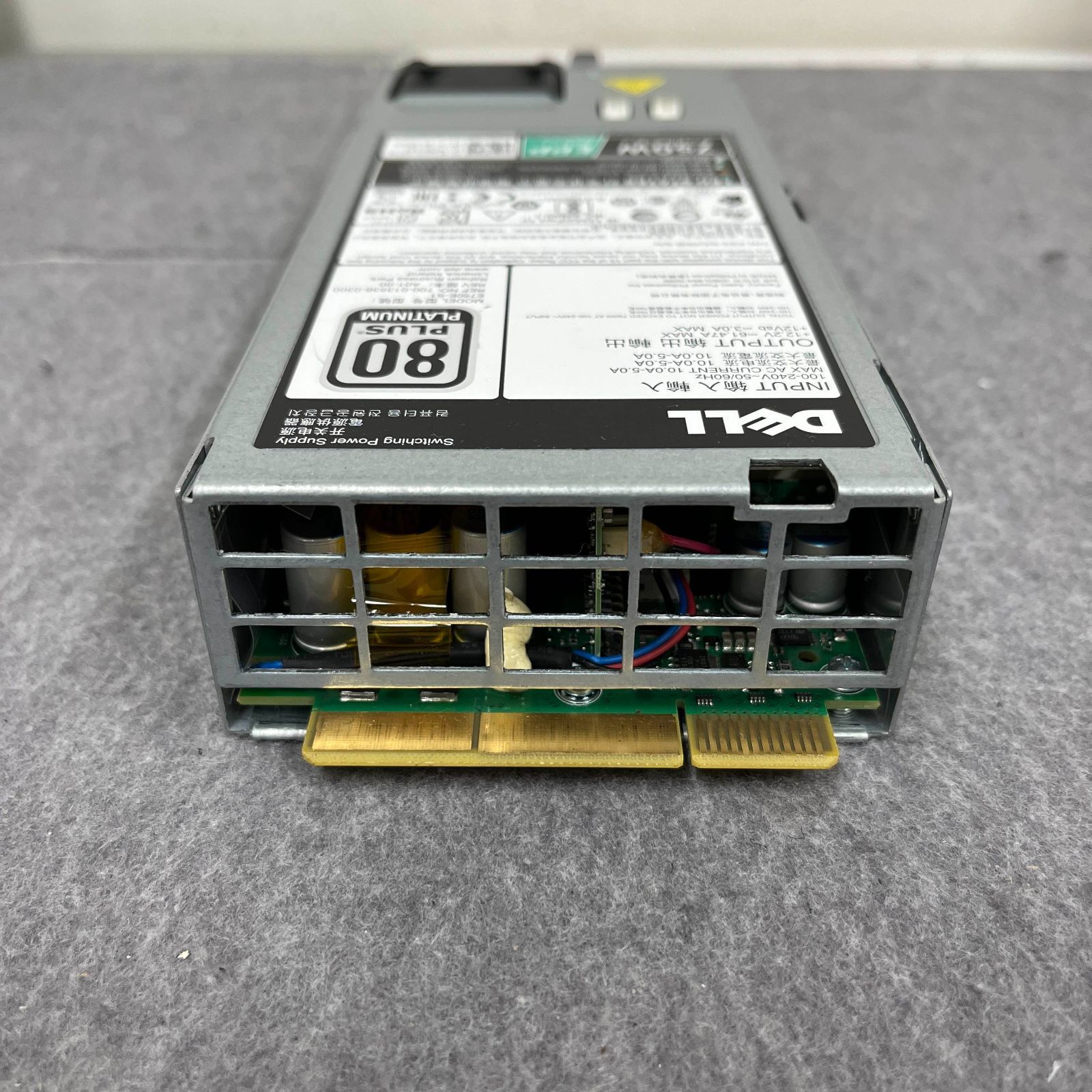 DELL PowerEdge R630/R730/T430等用 80Plus Platinum 電源ユニット 750W MODEL:E750E-S1