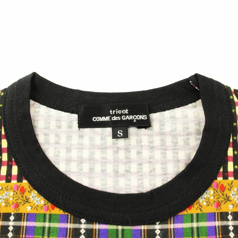 トリココムデギャルソン AD2013 Tシャツ カットソー 半袖 クルーネック 総柄 S マルチカラー TM-T031 トリココムデギャルソン tricot COMME des GARCONS AD2013 T