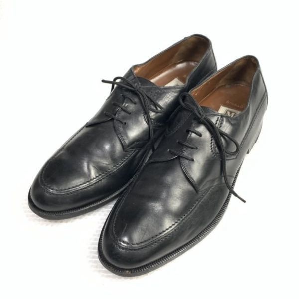80s-90s?/ビンテージモデル★BRUNO MAGLI ブルーノマリ★サイズ11 M★28.5-29.5cm★Uチップ オールレザーシューズ★黒 ブラック◆is7-56 80s-90s?/ビンテージモデル☆BRUNO MAGLI ブルーノマリ☆サイズ11 M