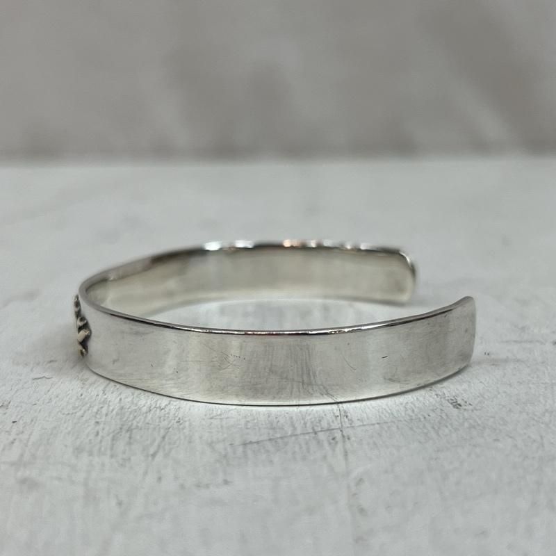 古着 ブレスレット バングル SILVER シルバー 925 K10 ゴールド 平打ち バングル WWW_SHINETEETH_COM