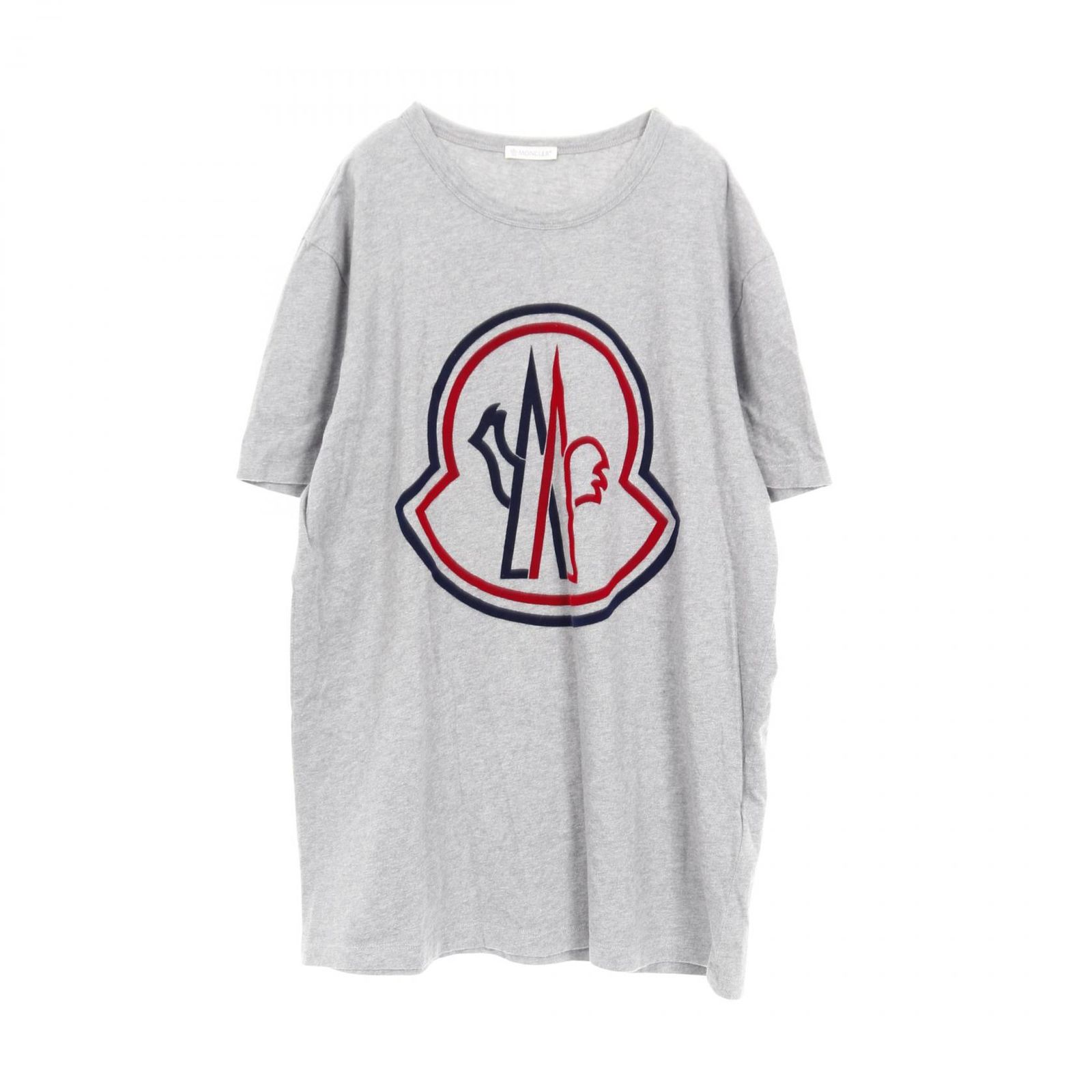 モンクレール MONCLER カットソー ロゴ コットン Tシャツ メンズ Used A