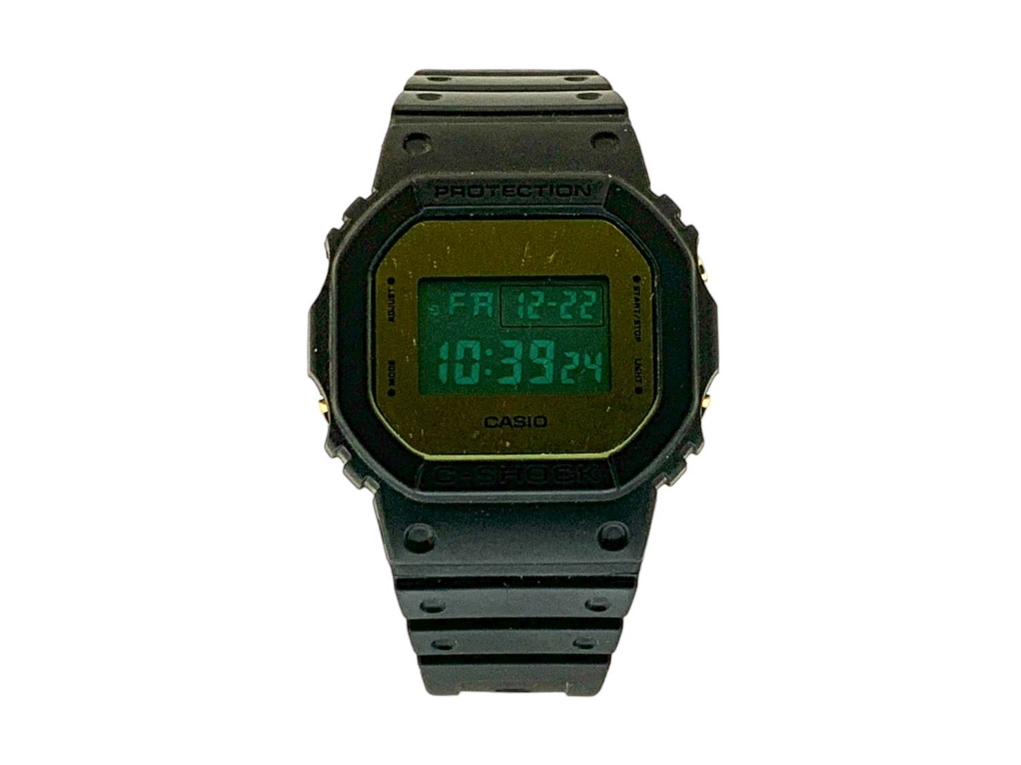 CASIO CASIO (カシオ) G-SHOCK Gショック DW-5600BBMB クォーツ デジタル 腕時計 ゴールド ブラック メンズ/025