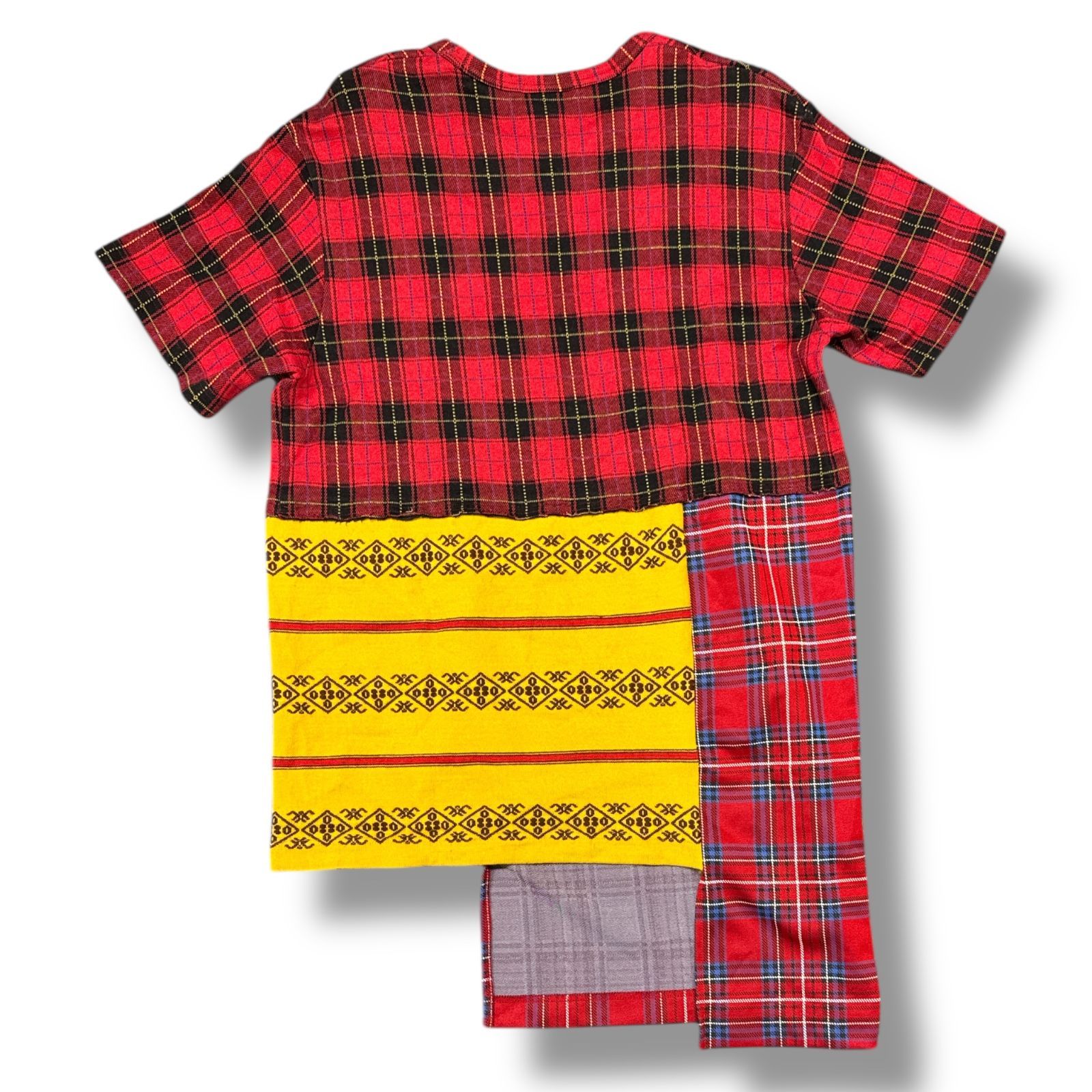 COMME des GARCONS HOMME PLUS 20AW パッチワークウールTシャツ 