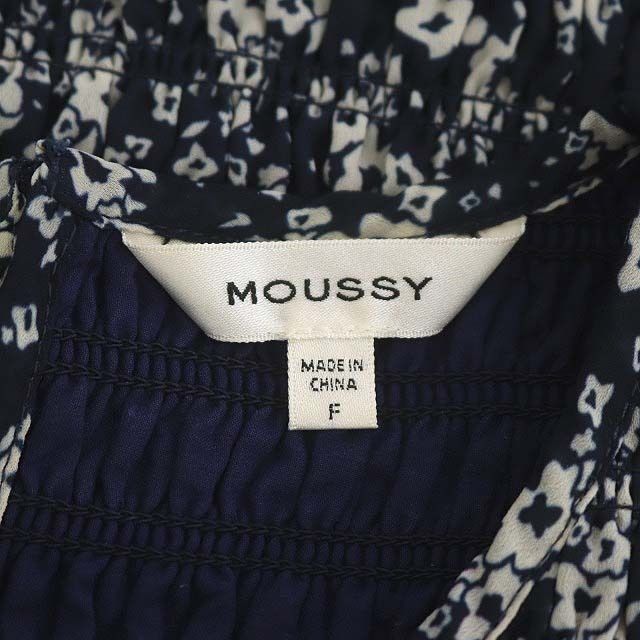 マウジー moussy 22SS FLORAL SHIRRING フローラル シャーリング