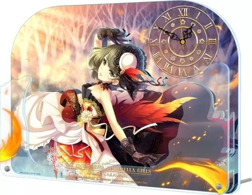 置き時計 壁掛け時計 高垣楓 悠久の羽根 Ver. BIGアクリル置時計 アイドルマスター シンデレラガールズ