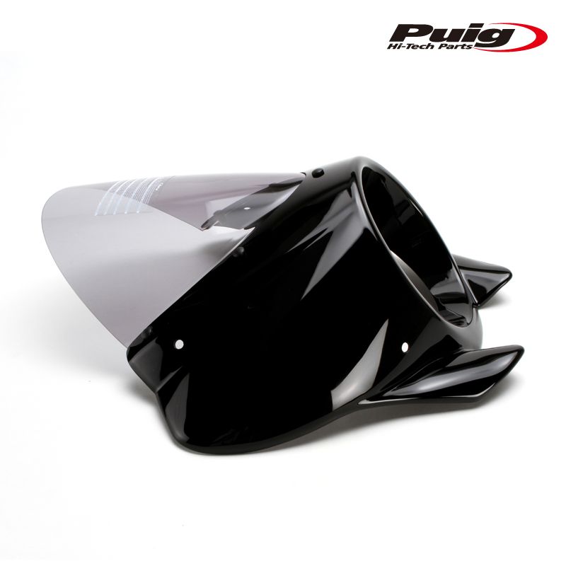 【新品未開封】chang chang プンプン　WF2025W Puig 21946H SEMIFARINGS MIRAGE TOURING [GLOSS BLACK/SMOKE