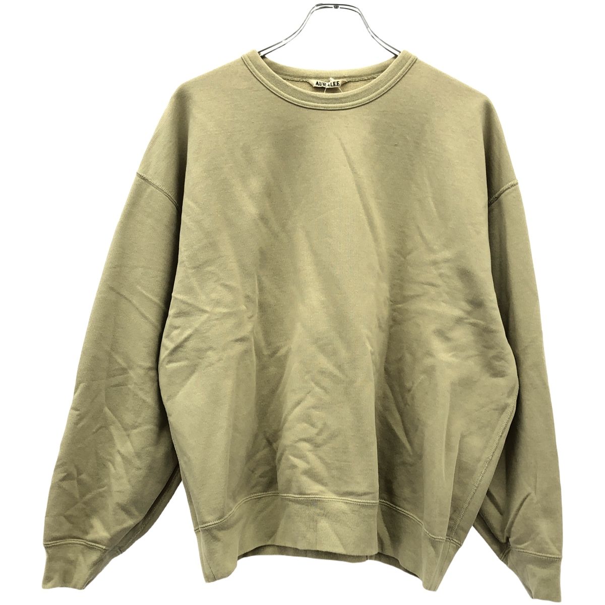 AURALEE オーラリー 19SS SUPER SOFT SWEAT BIG スウェットトレーナー A9SP05GU ベージュ 0 ITCOITI3V66W AURALEE オーラリー 19SS SUPER SOFT SWEAT BIG スウェット