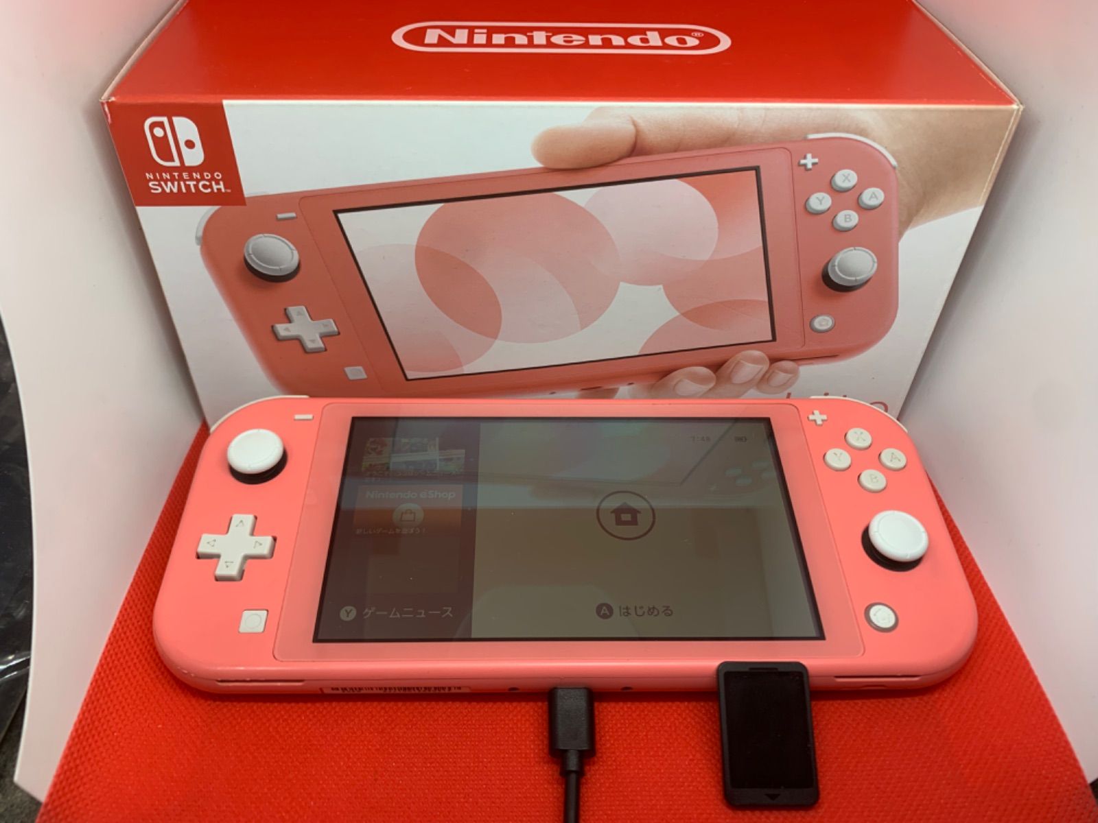 ゆいち様専用］Nintendo Switch lite コーラル本体◯ソフト1本+コード
