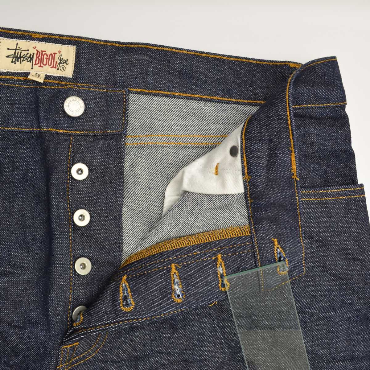 STUSSY】112296 Big OL Short Denim Rinsed Indigo ビッグオーエル 