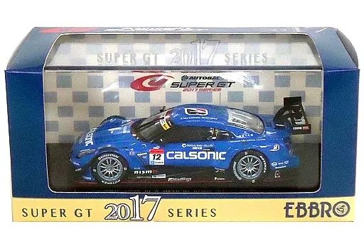 【】ミニカー 1/43 SUPER GT GT500 2017 CALSONIC IMPUL GT-R BRIDGESTONE #12(ブルー×ブラック) 「SUPER GT 2017 SERIES」 [45511]
