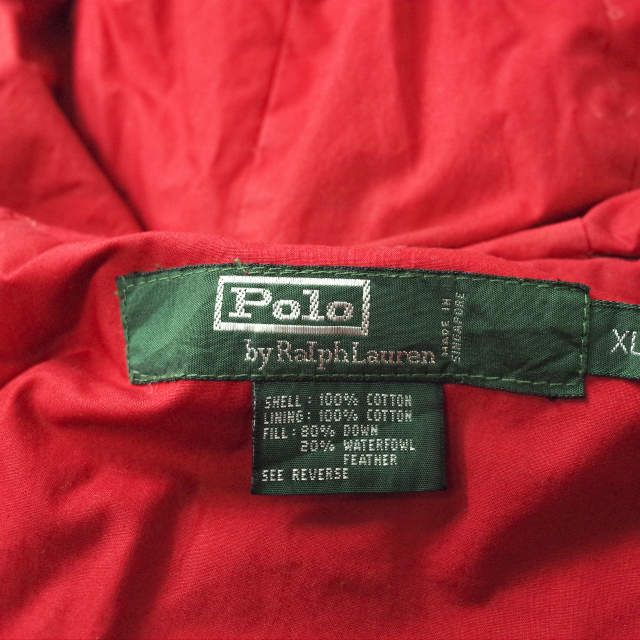 Polo by Ralph Lauren 80s 緑タグ ダウンジャケット XL - メルカリ