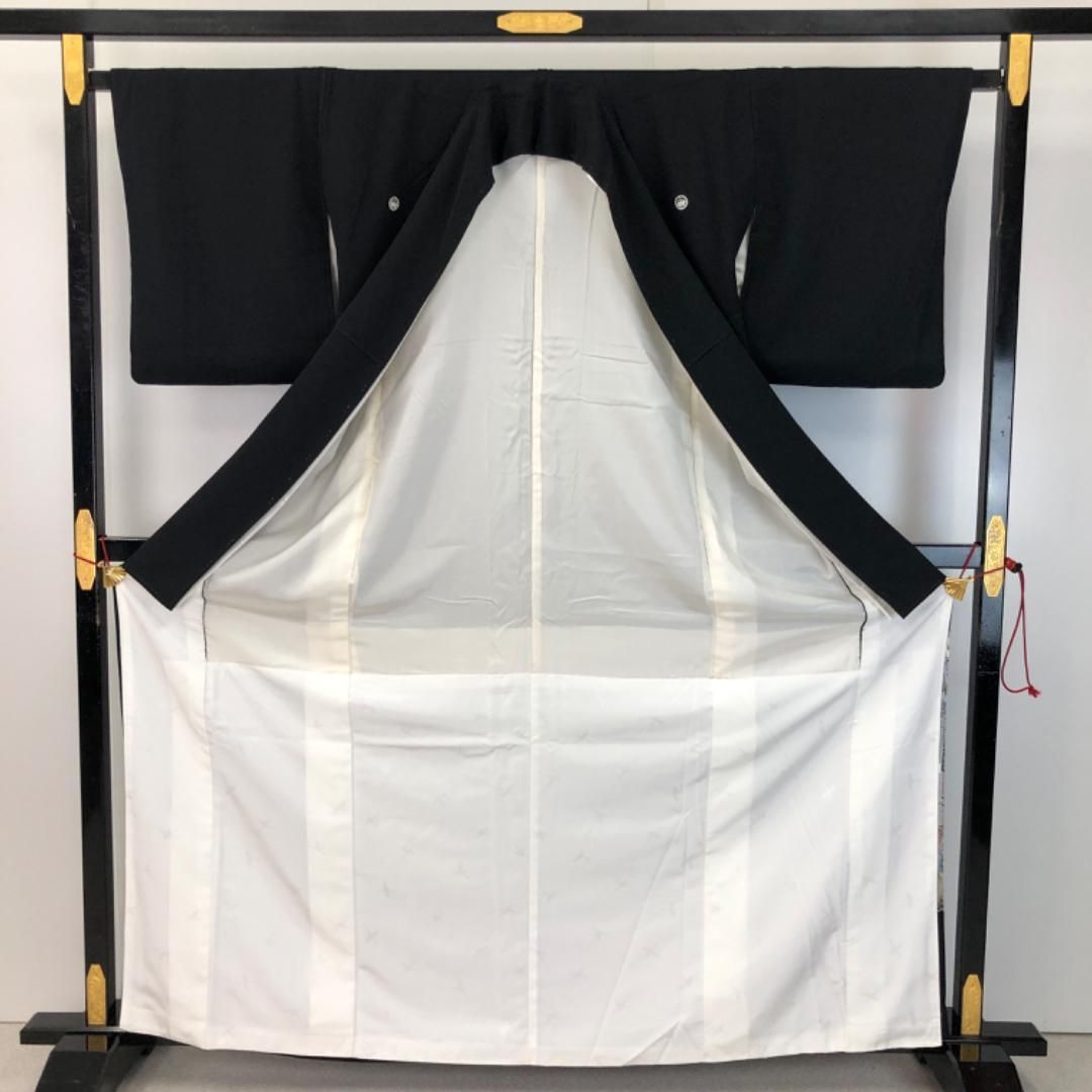 黒留袖 作家物 エ霞に風景模様 波模様 松 金彩 K-5335