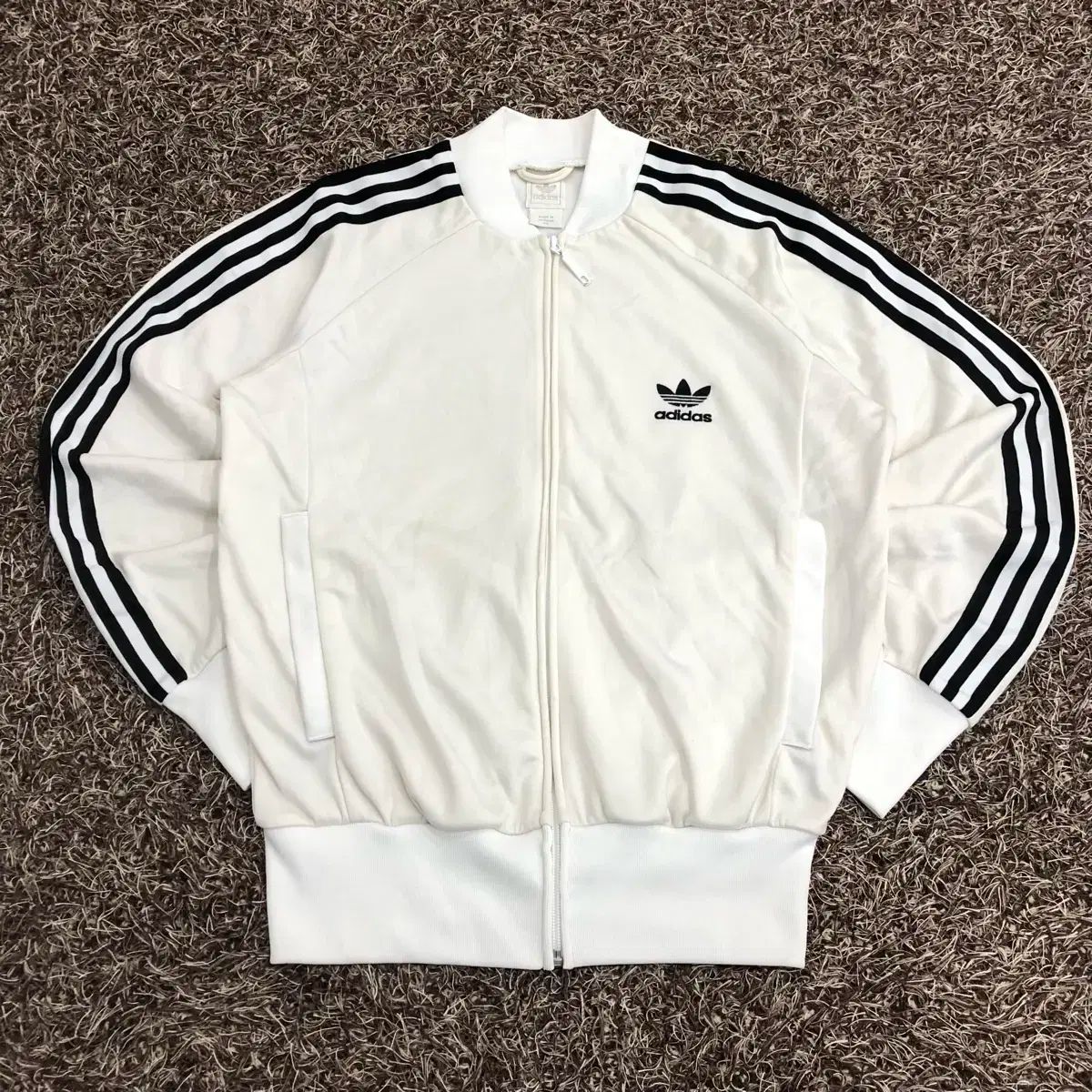 95 adidas アディダス スーパースター 白 ジャージ トラックトップス