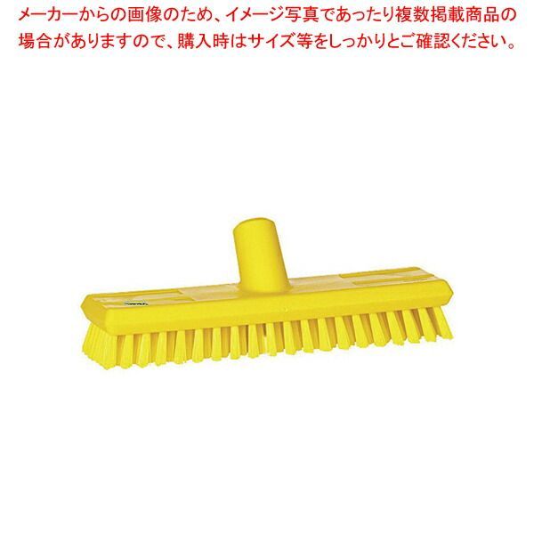 ヴァイカン デッキブラシ ハードタイプ 7041 イエロー